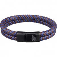 Браслет Zippo Braided Leather Bracelet (22 см) купить в Тюмени