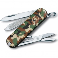 Нож перочинный Victorinox Classic, сталь X55CrMo14, рукоять Cellidor®, камуфляж купить в Тюмени