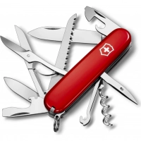 Нож перочинный Victorinox Huntsman, сталь X55CrMo14, рукоять Cellidor®, красный купить в Тюмени