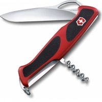 Нож перочинный Victorinox RangerGrip 63, сталь X55CrMo14, рукоять полиамид, красно-чёрный купить в Тюмени