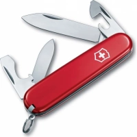 Нож перочинный Victorinox Recruit, сталь X55CrMo14, рукоять Cellidor®, красный купить в Тюмени