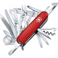 Нож перочинный Victorinox SwissChamp, сталь X55CrMo14, рукоять Cellidor®, красный купить в Тюмени