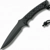 Нож с фиксированным клинком Spartan Blades Ares, сталь CPM-S35VN, рукоять черная микарта, чехол черный купить в 