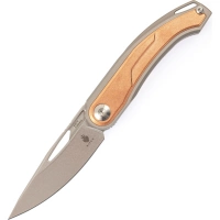 Складной нож Kizer Apus, сталь CPM S35VN, рукоять титан/ Bronze Carbon купить в Тюмени