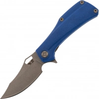 Складной нож Скорпион Evo Bowie Blue, сталь K110, рукоять G10 купить в Тюмени