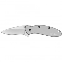 Складной полуавтоматический нож KERSHAW SCALLION, сталь 420HC, рукоять Stainless Steel купить в Тюмени