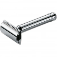 Станок для бритья Bker Safety Razor Rasierhobel Metall, нержавеющая сталь, хромированное покрытие, 04BO140 купить в Тюмени