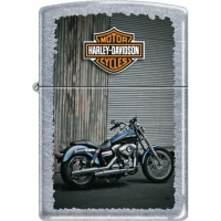 Зажигалка ZIPPO Harley-Davidson® Байк, с покрытием Street Chrome™, латунь/сталь, серебристая, 36x12x56 мм купить в Тюмени