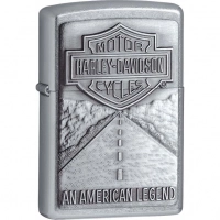 Зажигалка ZIPPO Harley-Davidson® Легенда, с покрытием Street Chrome™ купить в Тюмени