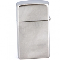 Зажигалка ZIPPO Slim® с покрытием Satin Chrome™, латунь/сталь, серебристая, матовая, 30х10×55 мм купить в Тюмени